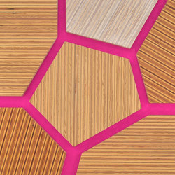 Plexwood - Pine/Ocoumé Pink 64 | Holz Platten | Plexwood