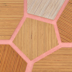 Plexwood - Pin/Okoumé Pink 65 | Wood tiles | Plexwood