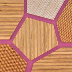 Plexwood - Kiefer/Okoumé Pink 76 | Wood tiles | Plexwood