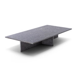 Periscopio Rectangular Coffee Table | closed base | Exteta