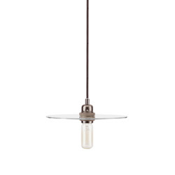 Circle Shade Glass / Steel Medium | Suspended lights | Frama