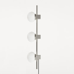 Ovoid wall lamp | Stainless Steel | Triple | Lampade parete | Frama