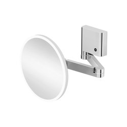 Glow | Wall Mounted Double Arm X5 Magnifying Mirror with Progressive Switch | Espejos de baño | BAGNODESIGN