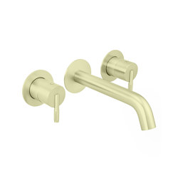 Nara | Wall Mounted Trim Part for Concealed 3 Hole Basin Mixer | Wash basin taps | BAGNODESIGN