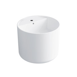 Nara | Wall Mounted Wash Basin with Overflow | Wash basins | BAGNODESIGN