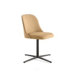 Aleta chair - flat swivel base | Chairs | viccarbe