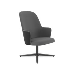 Aleta Executive lounge chair - upholstered | Chaises | viccarbe