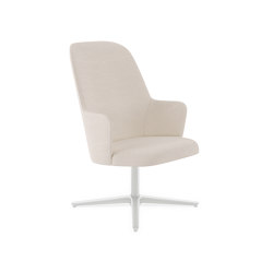 Aleta Executive lounge chair - upholstered | Sedie | viccarbe