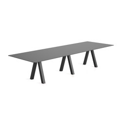 Trestle Outdoor table 360x120 | Dining tables | viccarbe