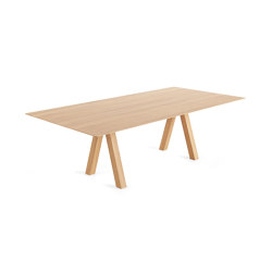 Trestle table 240x120 | Contract tables | viccarbe