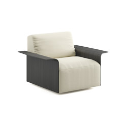 Sistema Floor lounge chair | Armchairs | viccarbe