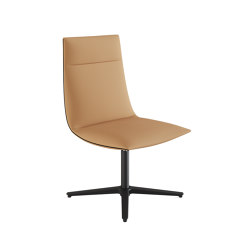 Silla Noha Executive con base giratoria plana | Chairs | viccarbe