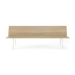 Torii bench 240 stained seat & backrest | Bancs | viccarbe