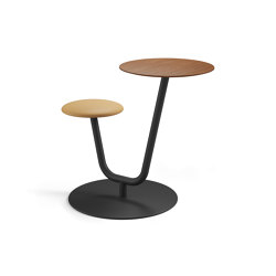 Solar table - free base & upholstery seat | Beistelltische | viccarbe