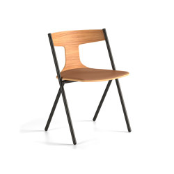 Quadra chair with cushion | Chairs | viccarbe