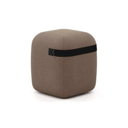 Season Outdoor pouf 40 fixed or with casters | Pouf | viccarbe