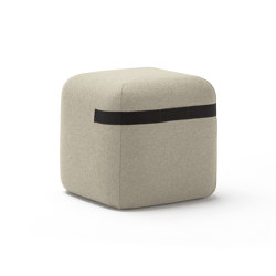 Season Outdoor pouf 50 fixed or with casters