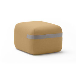 Season Outdoor pouf 60 fixed or with casters | Poufs | viccarbe