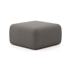 Season Outdoor pouf 90 fixed or with casters h49 | Poufs | viccarbe