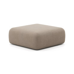 Season Outdoor pouf 90 fixed or with casters h36 | Poufs / Polsterhocker | viccarbe