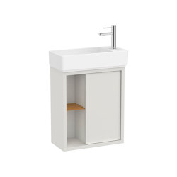 Tura | Vanity unit | Off-white | Wash basins | Roca