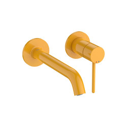 Nu | Basin faucet | Honey yellow | Wash basin taps | Roca