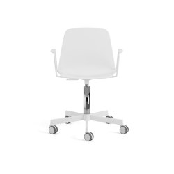 Silla Maarten Plastic - base de cinco ruedas | Office chairs | viccarbe