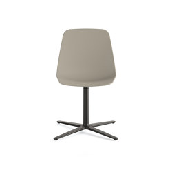 Silla Maarten Plastic - base giratoria plana | Office chairs | viccarbe