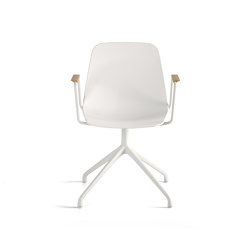 Silla Maarten - base giratoria piramidal | Chairs | viccarbe