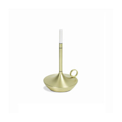 Wick Rechargable Table Light Brass, USB-C | Lámparas de sobremesa | Graypants