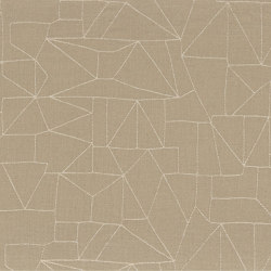 ELU RECYCLE BEIGE TAUPE | Tissus de décoration | Casamance