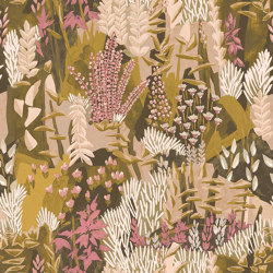 ERICA VERT MOUSSE/BLUSH | Wall coverings / wallpapers | Casamance