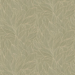 HOSTA SAUGE/DORÉ | Wall coverings / wallpapers | Casamance