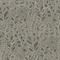 ASTRAGALE ANTHRACITE | Carta parati / tappezzeria | Casamance