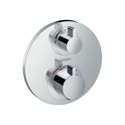 hansgrohe Ecostat S Thermostat for concealed installation for 2 functions | Shower controls | Hansgrohe