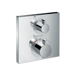 hansgrohe Ecostat Square Thermostat for concealed installation for 2 functions | Robinetterie de douche | Hansgrohe