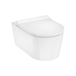 EluPura S Pack WC suspendu 540 sans bride avec abattant déclipsable, frein de chute, système de chasse AquaHelix, SmartClean, Slim | WC | Hansgrohe