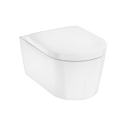 EluPura S Pack WC suspendu 540 sans bride avec abattant déclipsable, frein de chute, système de chasse AquaHelix, SmartClean, Slim | WC | Hansgrohe