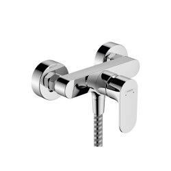 hansgrohe Rebris S Single lever shower mixer for exposed installation | Shower controls | Hansgrohe