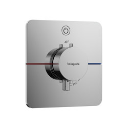 hansgrohe ShowerSelect Comfort Q Thermostat for concealed installation for 1 function | Shower controls | Hansgrohe