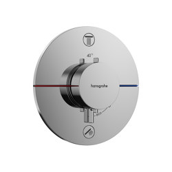 ShowerSelect Comfort S Thermostat Unterputz für 2 Verbraucher | Duscharmaturen | Hansgrohe