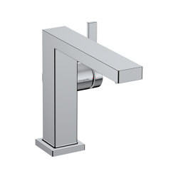 hansgrohe Tecturis E Single lever basin mixer 110 Fine CoolStart EcoSmart+ with push-open waste set | Wash basin taps | Hansgrohe