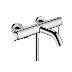 hansgrohe Tecturis S Single lever bath mixer for exposed installation | Shower controls | Hansgrohe