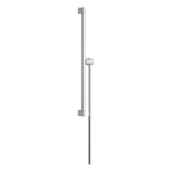 hansgrohe Unica Shower bar E Puro 65 cm with easy slide hand shower holder and Isiflex shower hose 160 cm | Shower controls | Hansgrohe