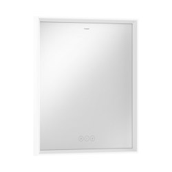 Xevolos E Colonne 400/360 Beige mat, charnière de porte droite | Miroirs de bain | Hansgrohe