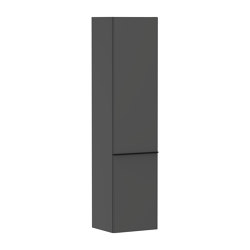 hansgrohe Xelu Q Tall cabinet Diamond Matt Grey 400/350, door hinge right | Wall cabinets | Hansgrohe