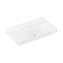 hansgrohe Xelu Q Wash basin 800/480 without tap hole and overflow, SmartClean | Lavabos | Hansgrohe