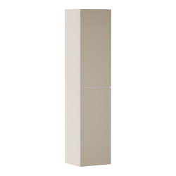 Xevolos E Colonna alta Beige Sabbia Opaco 400/360, cerniera anta a destra | Bathroom furniture | Hansgrohe