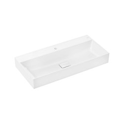 Xevolos E Plan vasque 1000/480 sans trop plein, percé pour robinet, SmartClean | Wash basins | Hansgrohe