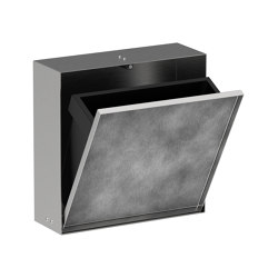 XtraStoris Rock Papelera con puerta alicatable 300/300/100 | Papeleras | Hansgrohe